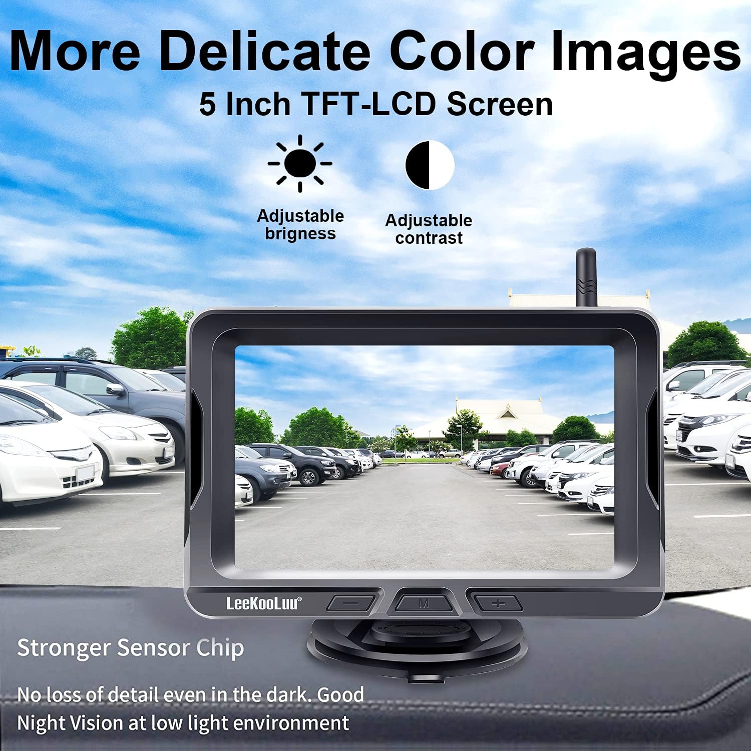 HD 1080P Wireless Backup Camera with 5 Inch Split Screen M112046