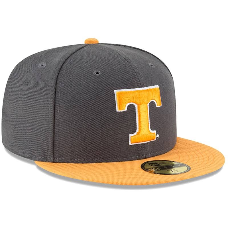 Gray Tennessee Volunteers NCAA Fitted Hat Z922858