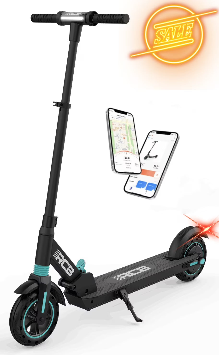350W Motor 15Mph Top Speed 8" Tires Portable Folding Electric Scooter T280852