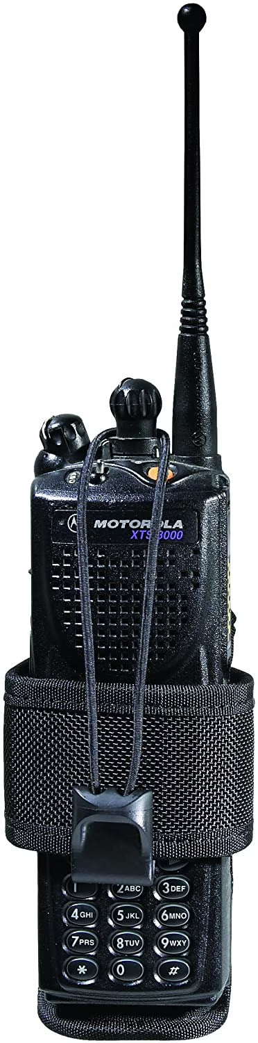 Adjustable Black Radio Pouch U729