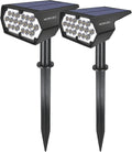 2 Pack IP65 Waterproof Solar Spot Lights O260135