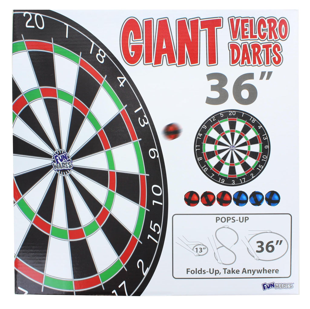 36 Inch Velcro Dartboard with 6 Balls C4148