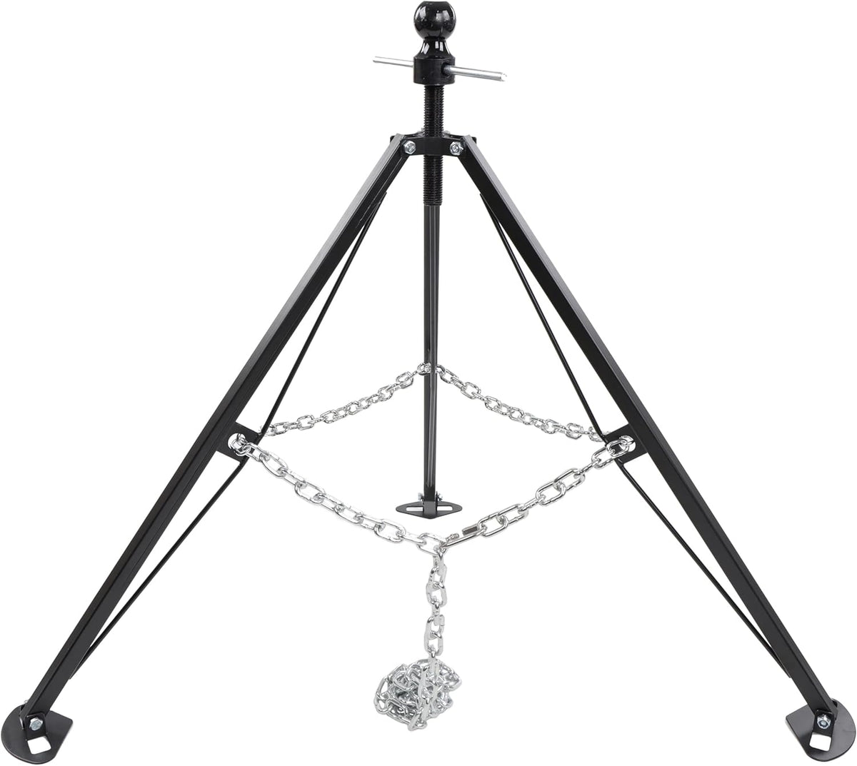 Gooseneck RV Stabilizer Tripod 2-5/16in Ball Joint 7500lb Cap 5th Wheel Adjustable Jack T84979