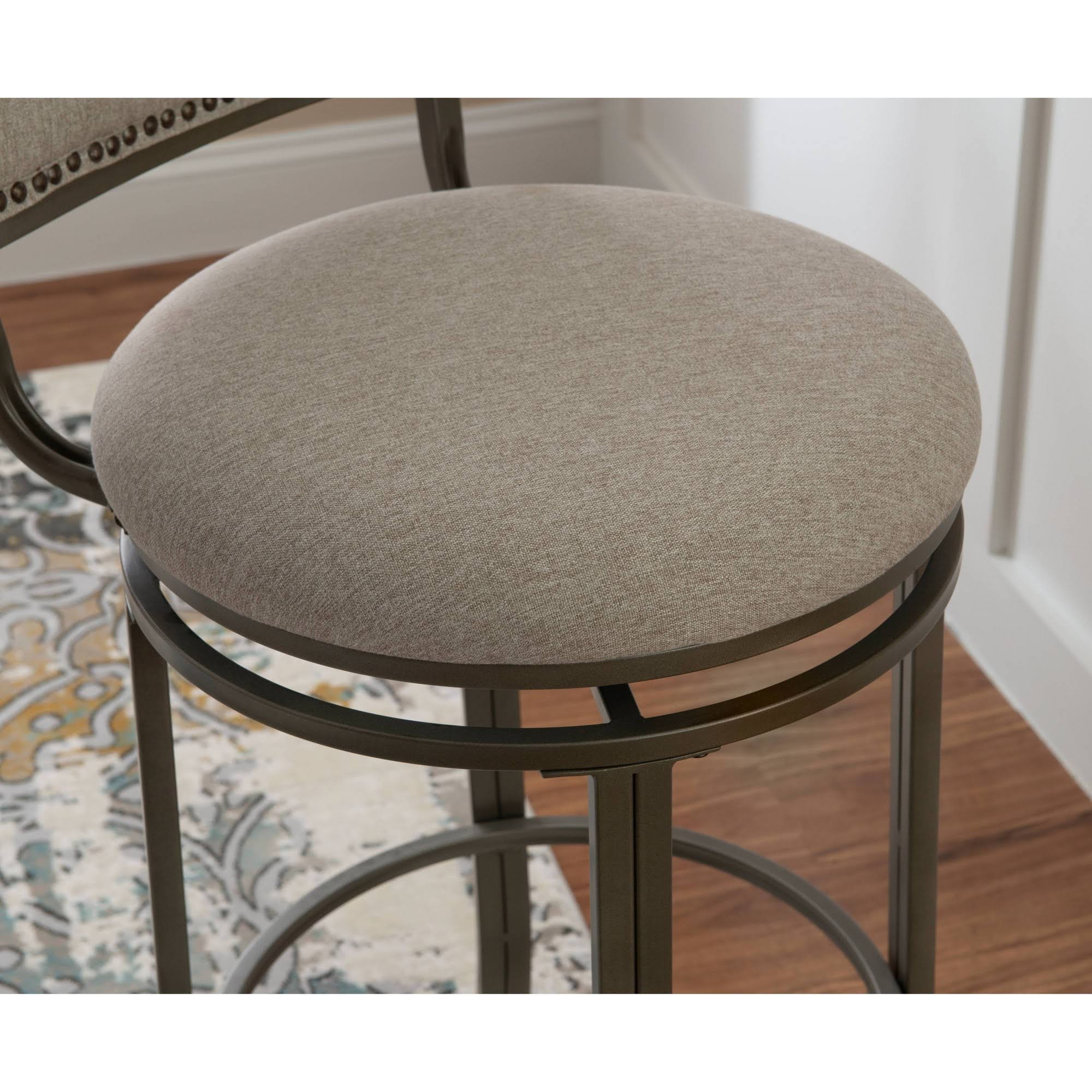Pewter Gray Barstool Q43671