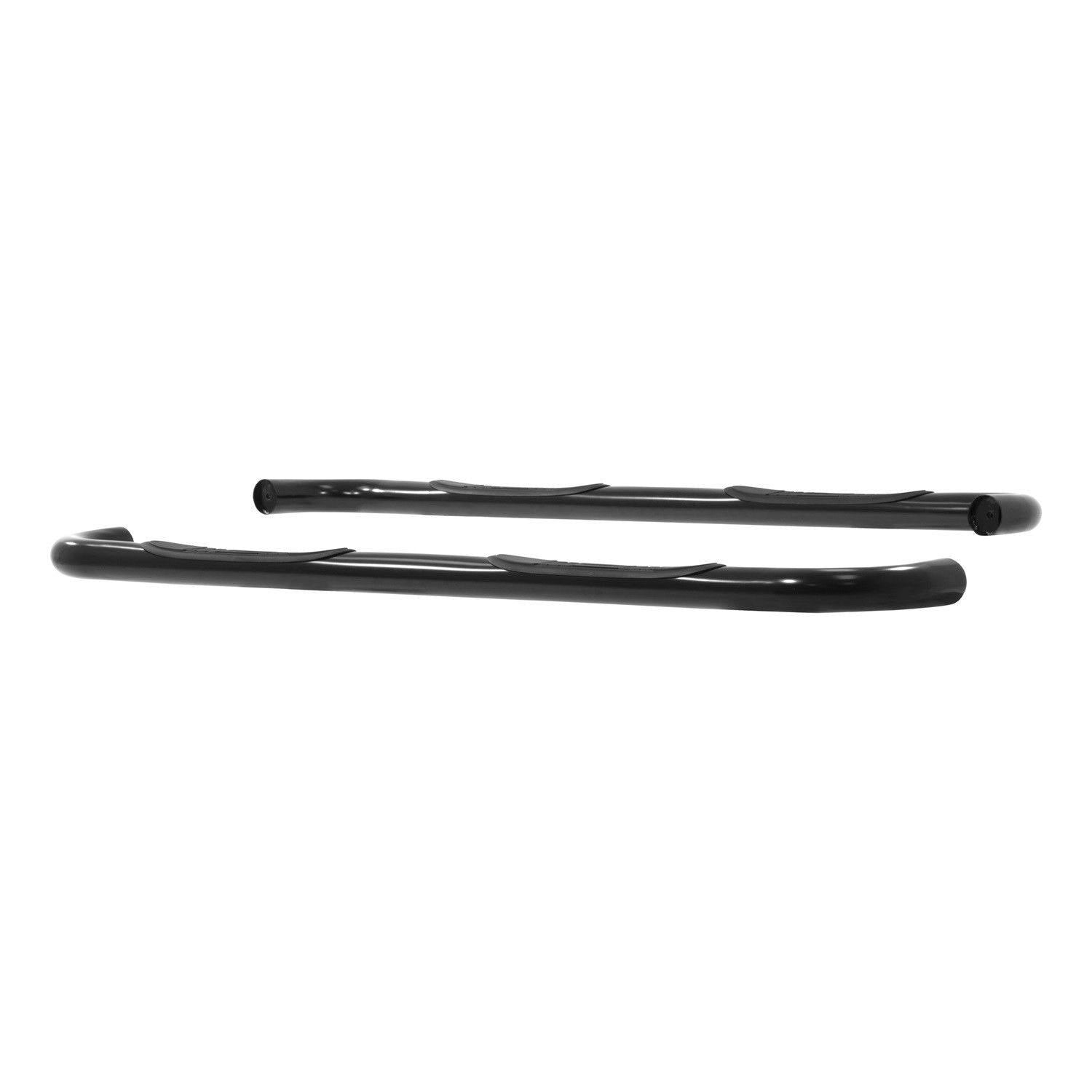 3-Inch Round Side Bars - Black J950