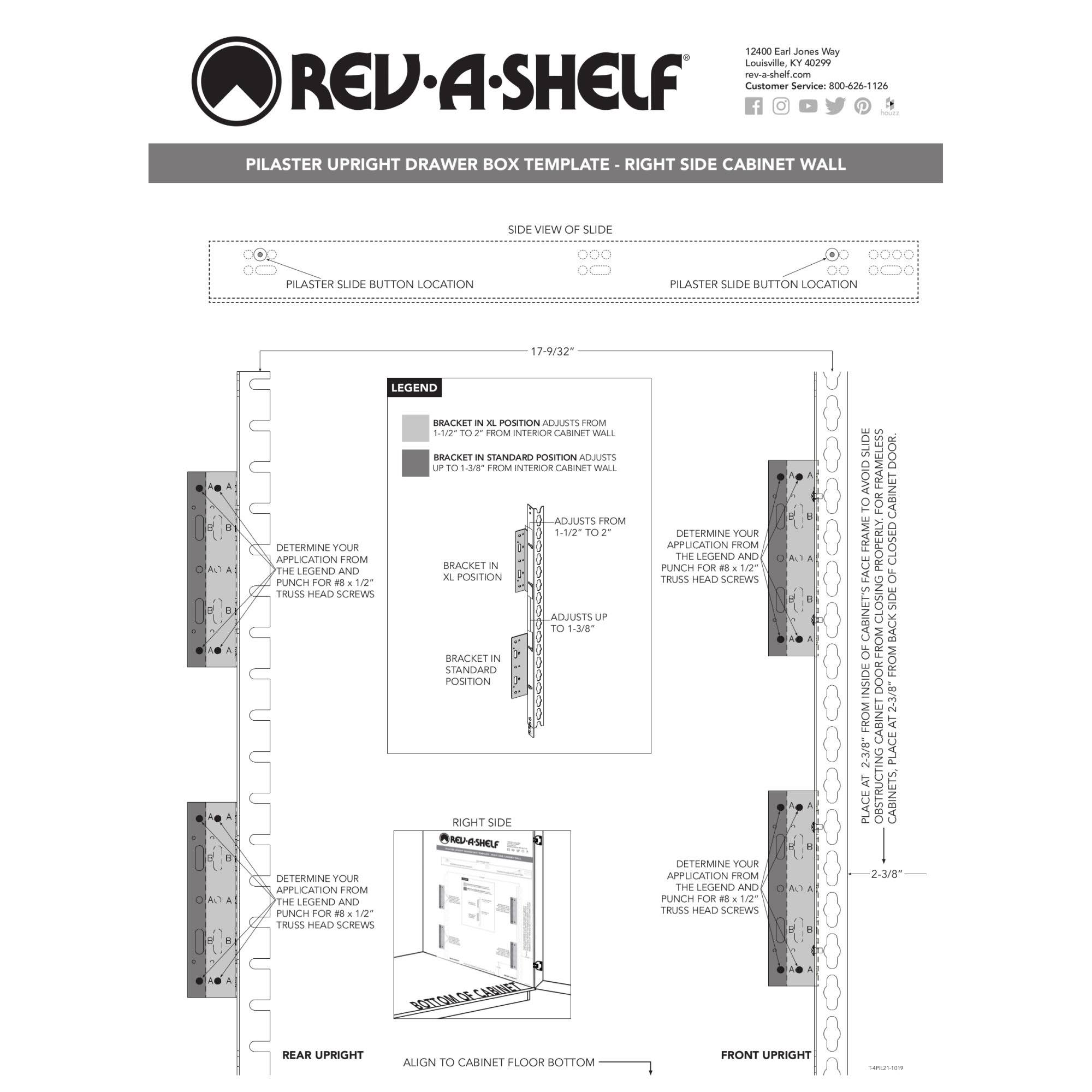 15x22 Wood Pilaster System Kit N614711