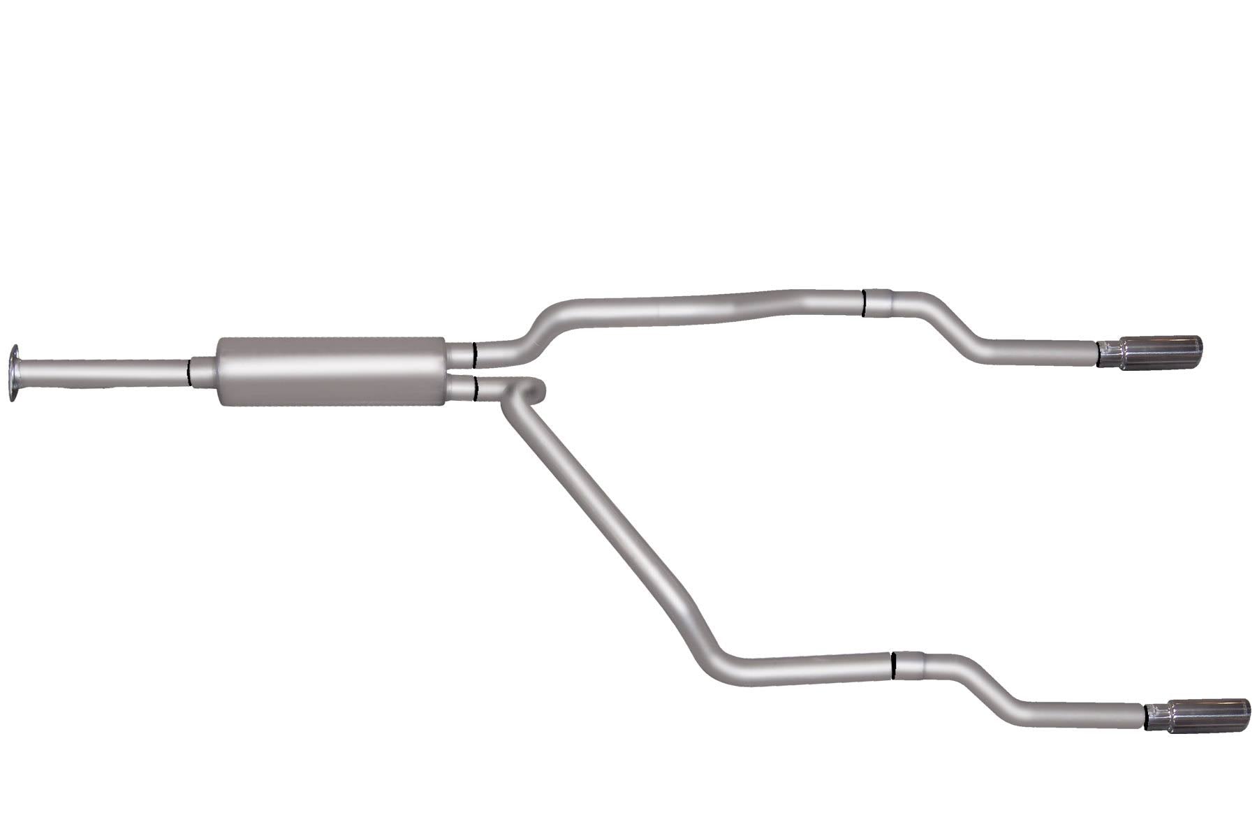 Split Rear Dual Cat-Back Exhaust System J563196