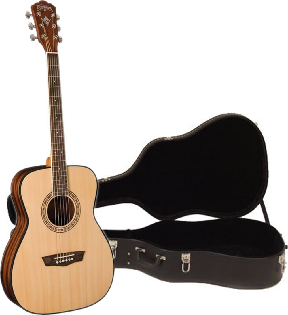 5 Acoustic Folk Guitar with Case T6757