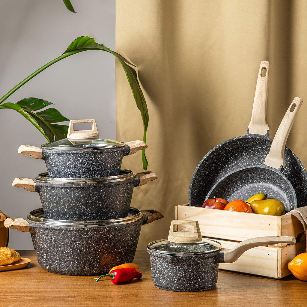 10 Pcs Nonstick Cookware Set N66337