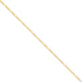 14k 2.75mm Flat Figaro Chain P54627