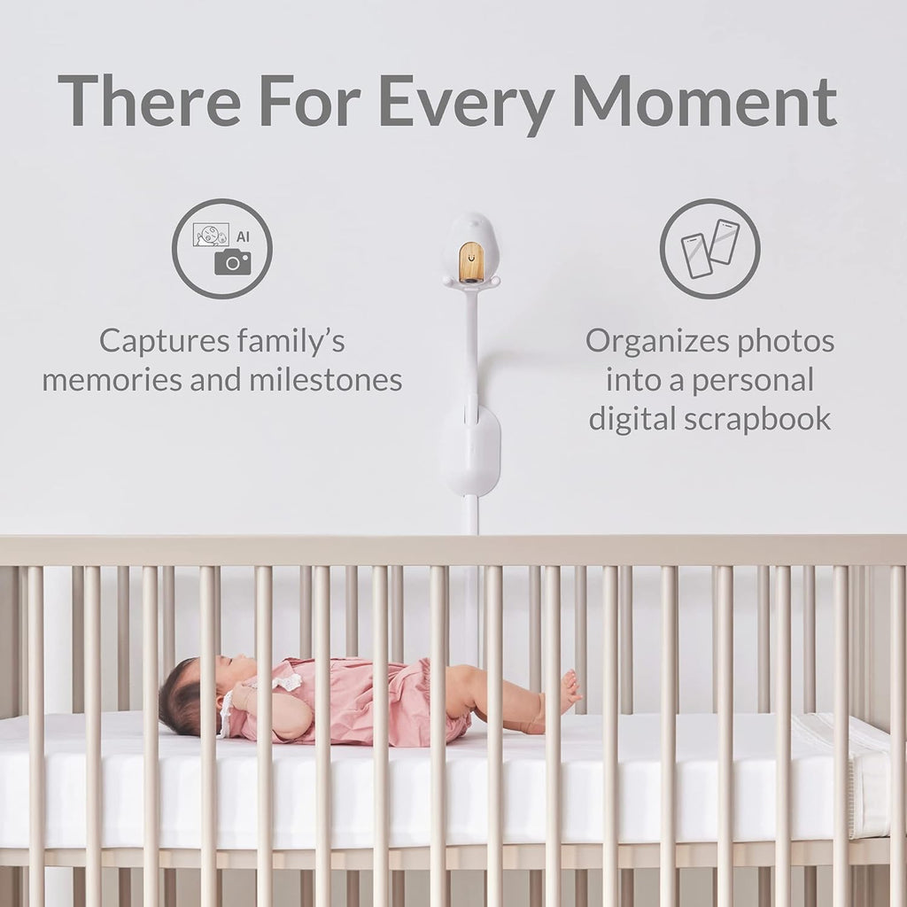 Smart Baby Monitor with Wall Mount, 1080p HD Night Vision Camera, 2-Way Audio M4696