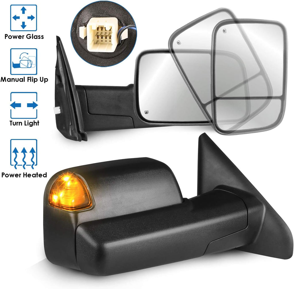 Power Heated Towing Mirrors Set of 2 K2556