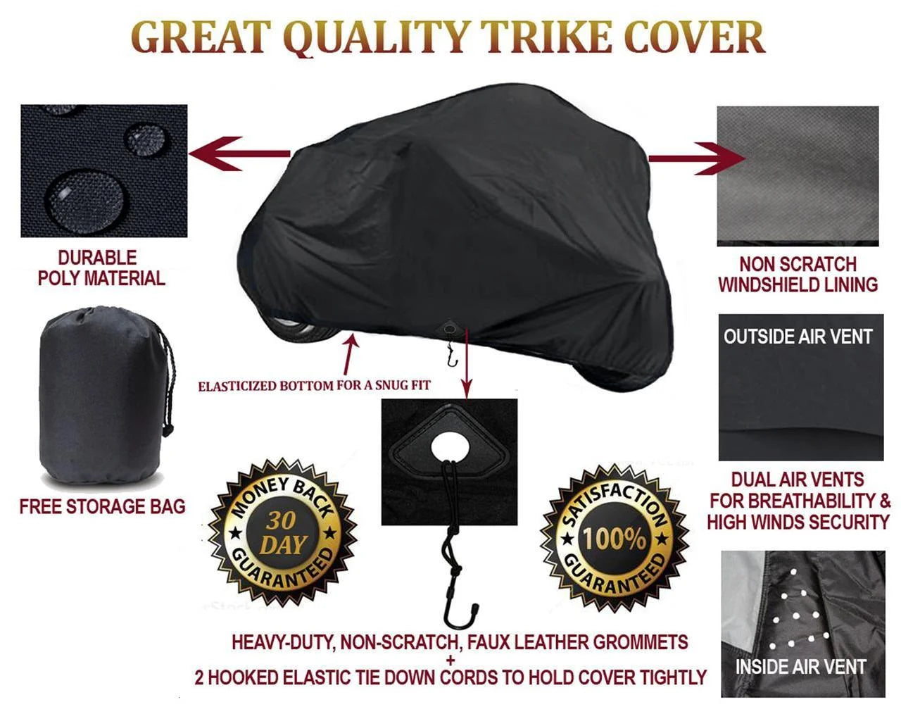 Trike Cover for Can-Am Roadster Spyder GS O470