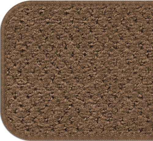 Set of 15 Carpet Stair Treads - Toffee Brown - 8 in. x 30 in. P405444