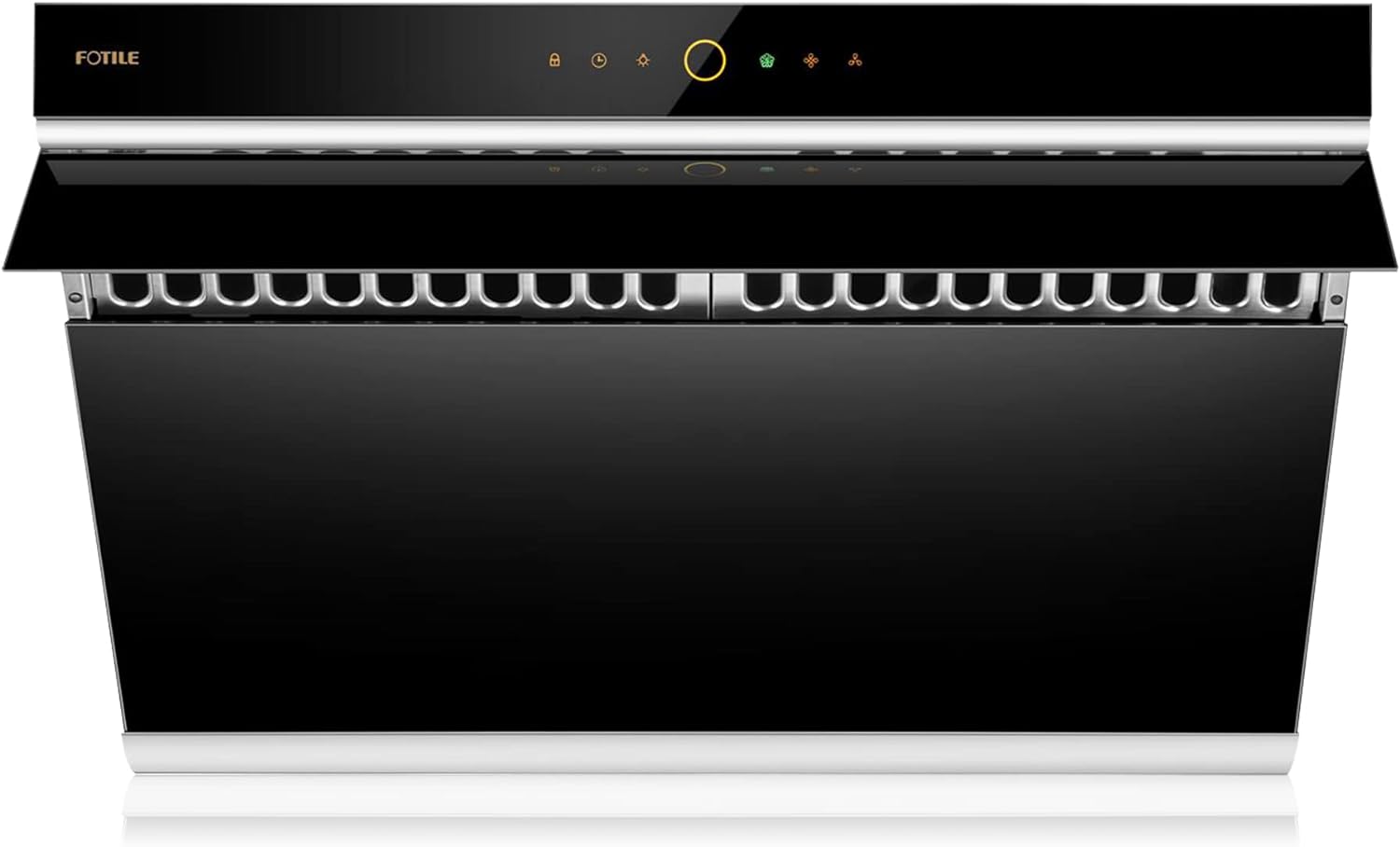 Onyx Black Glass Under-Cabinet Range Hood Y362434