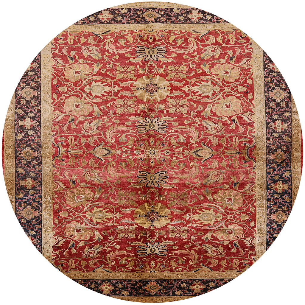 Brown Sand Oriental Area Rug Q671