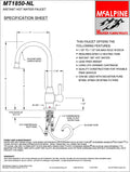 Pewter Hot Water Faucet Z71048