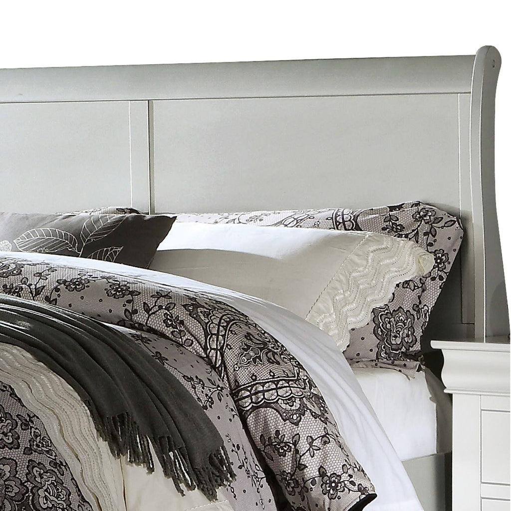 Silver Full Size Bed X38671