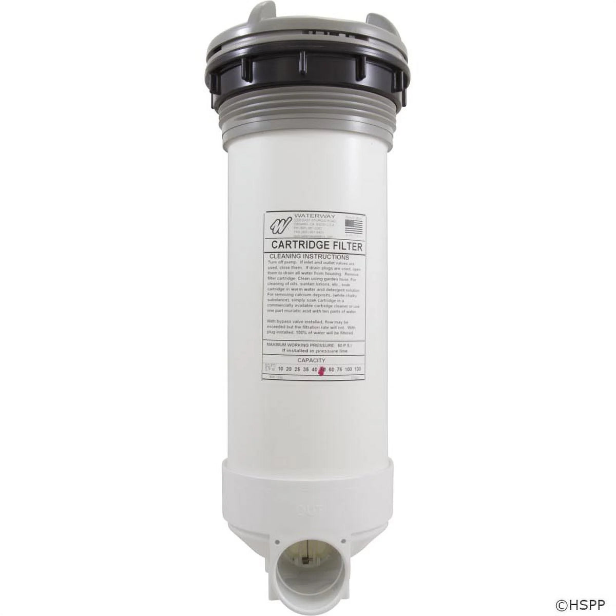 Gray Top Mount Skimmer Filter L97969