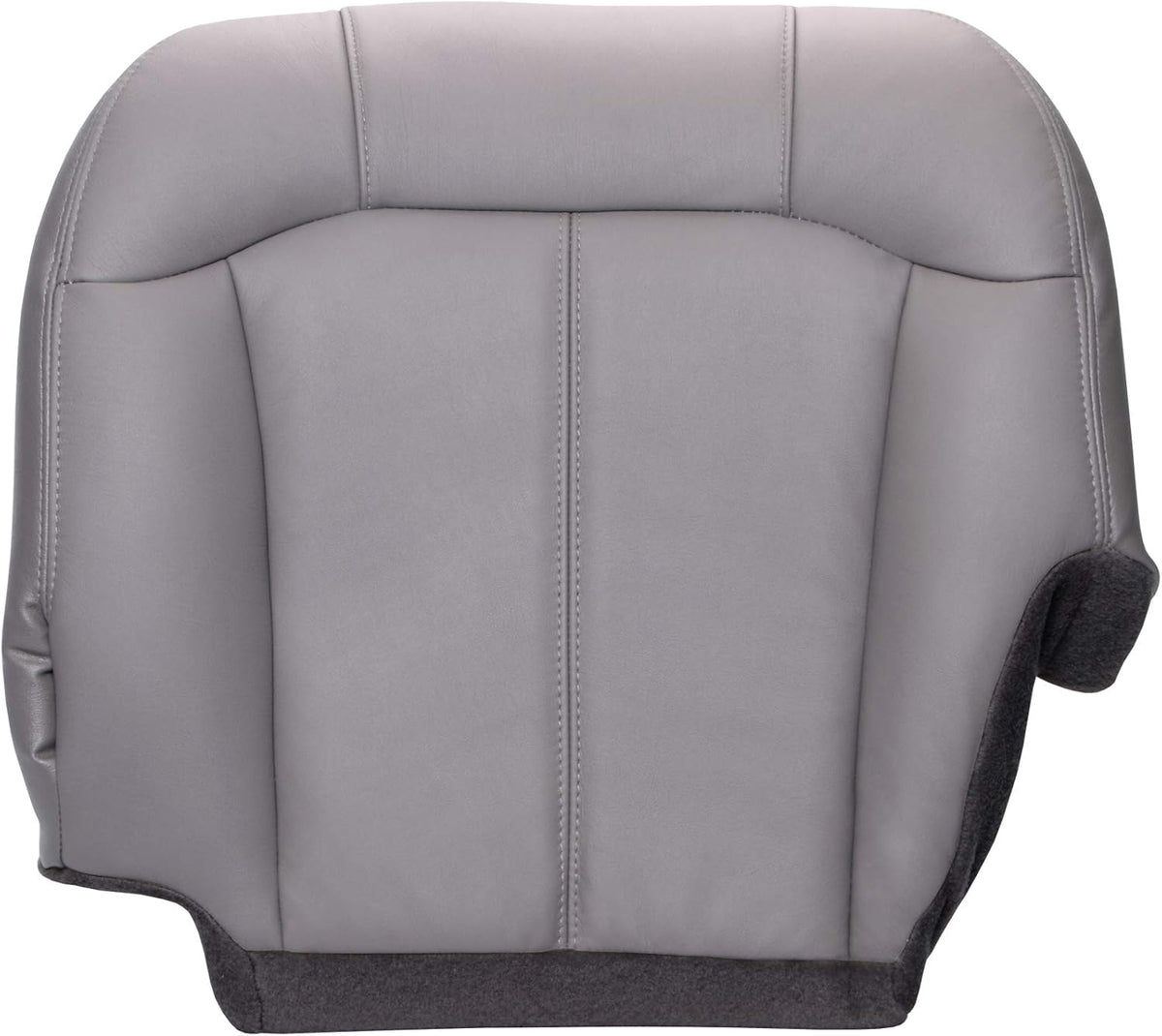 Medium Dark Pewter Leather Replacement Seat Cover D4803
