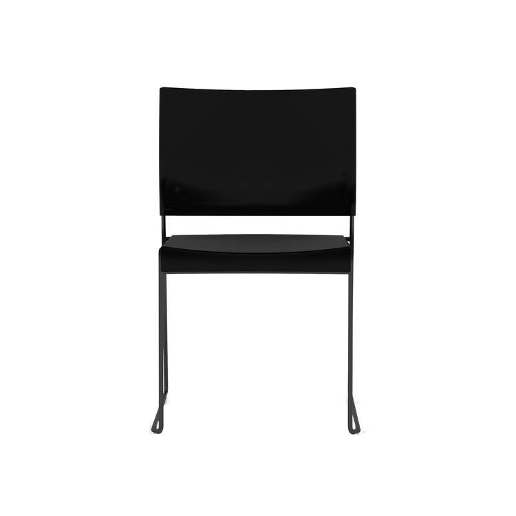 Stack Chair (Qty. 4) Chrome/Black E3625