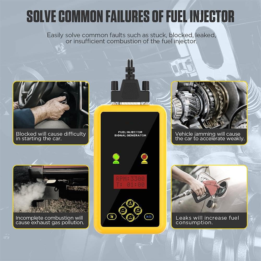 Fuel Injector Cleaner Tester 12V Fuel Pressure Test Kit J507