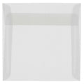 Clear Translucent Vellum Square Invitation Envelope, 1000/Carton Z17222