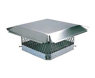 Stainless Steel Chimney Cap 13 x 18 inch Single Flue Z947030