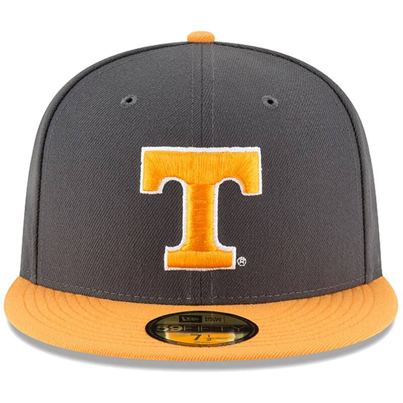 Gray Tennessee Volunteers NCAA Fitted Hat Z922858
