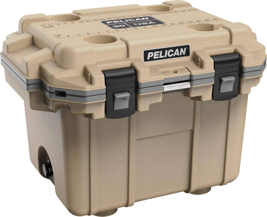 30qt Elite Cooler - Coyote / Dark Gray S5816