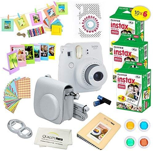 Instant Camera ICE Blue with 60 Pack Instant Films O8675
