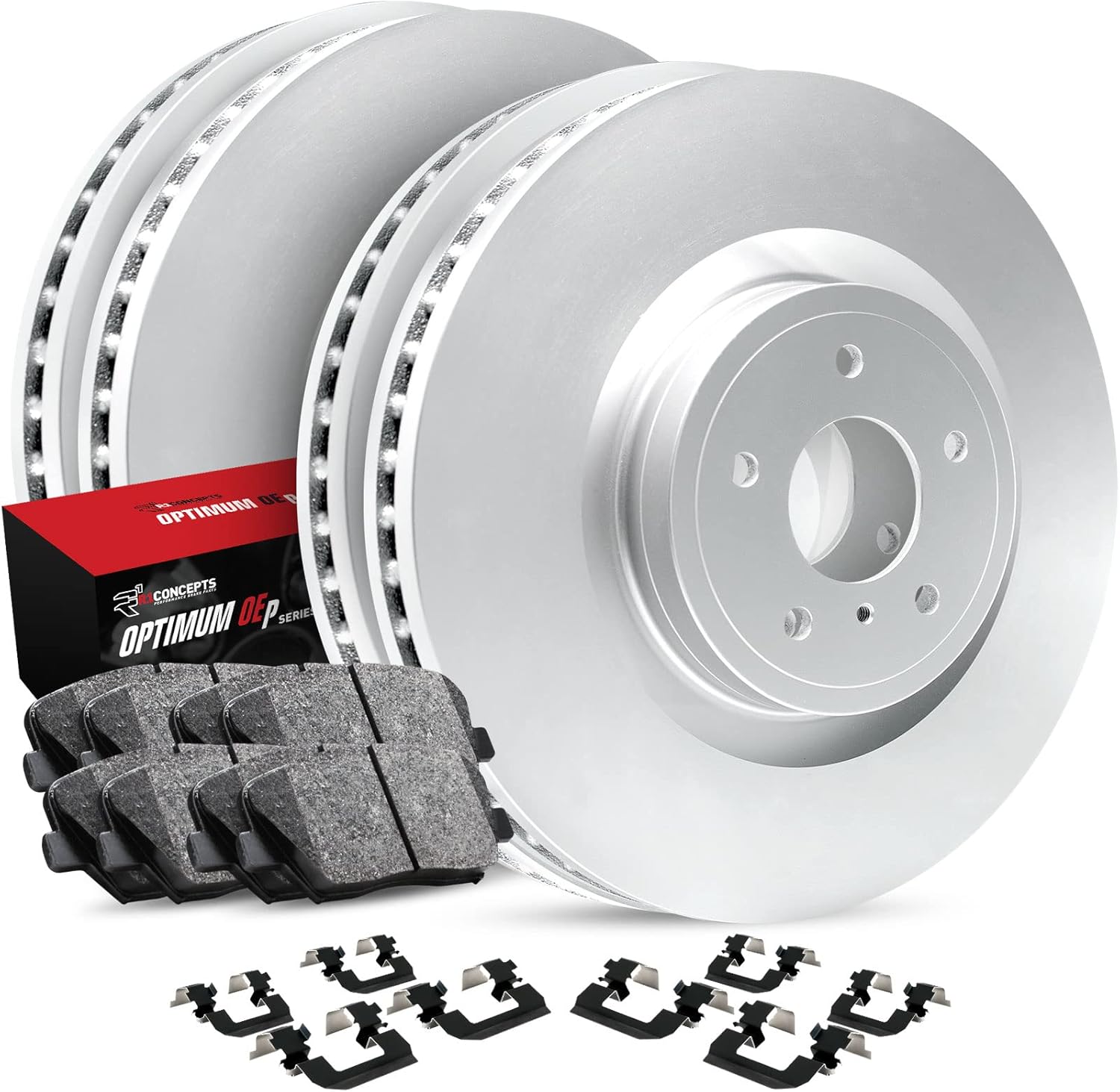 Carbon Brake Rotors with Pads and Hardware Kit S723