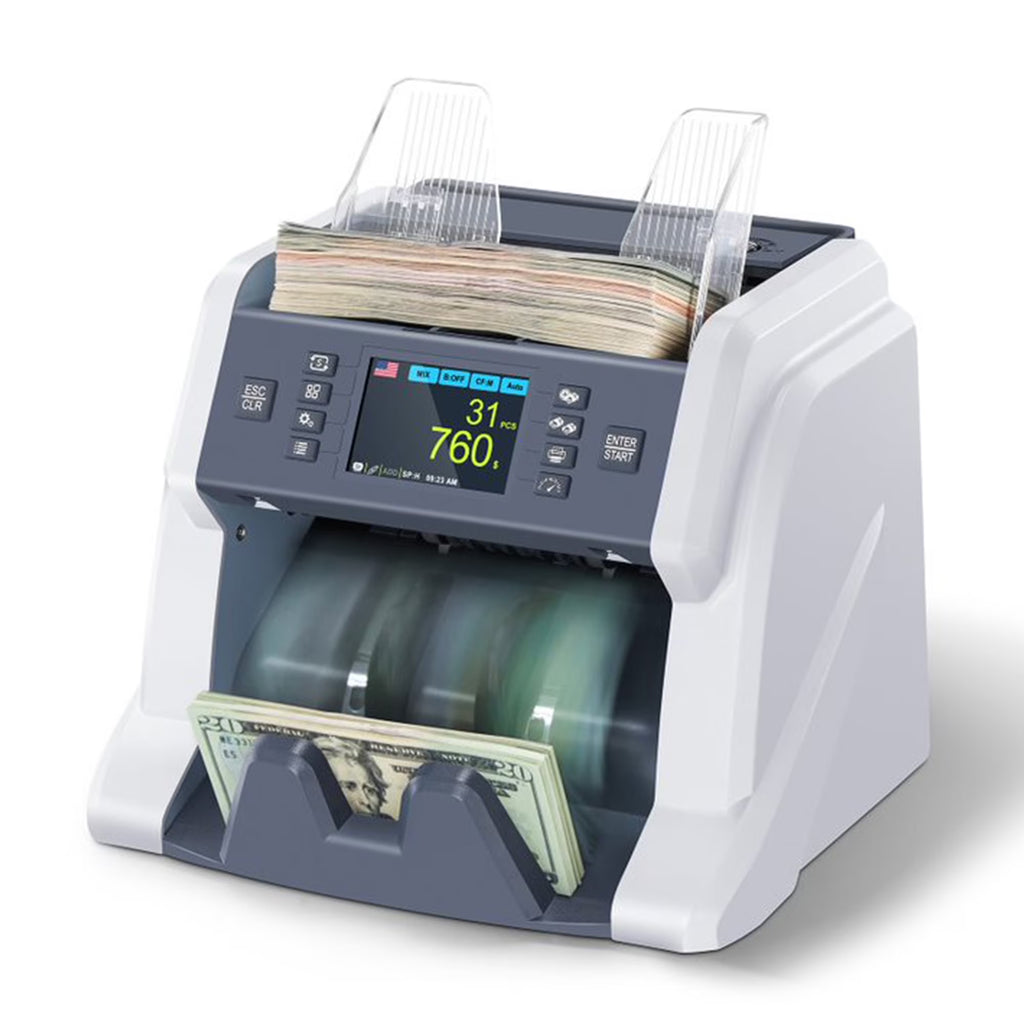 Money Counter Machine with UV/MG/MT/IR/Cis Counterfeit Detection F545552