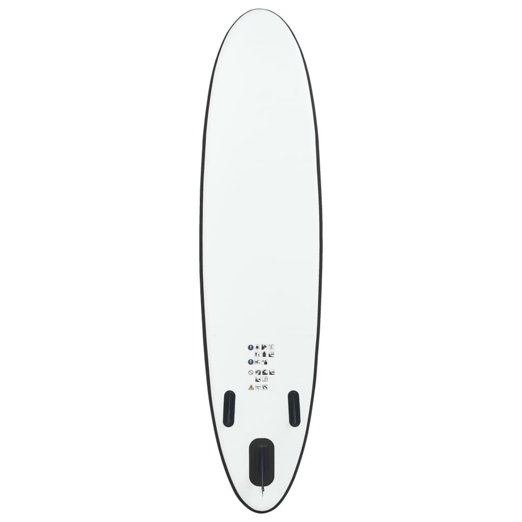 Inflatable Paddleboard Set Black and White M514
