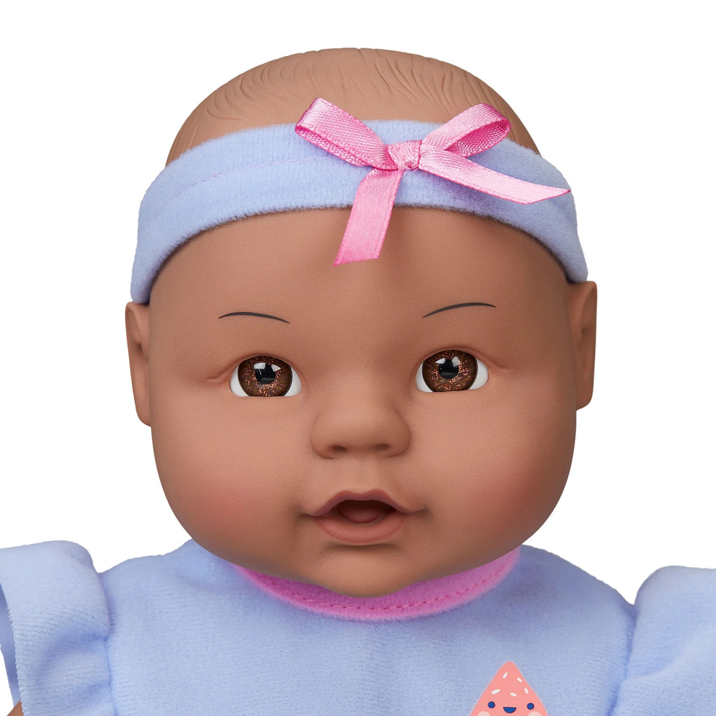 12.5 inch 16 Pieces Play Set, Dark Skin Tone, Brown Eyes N36183