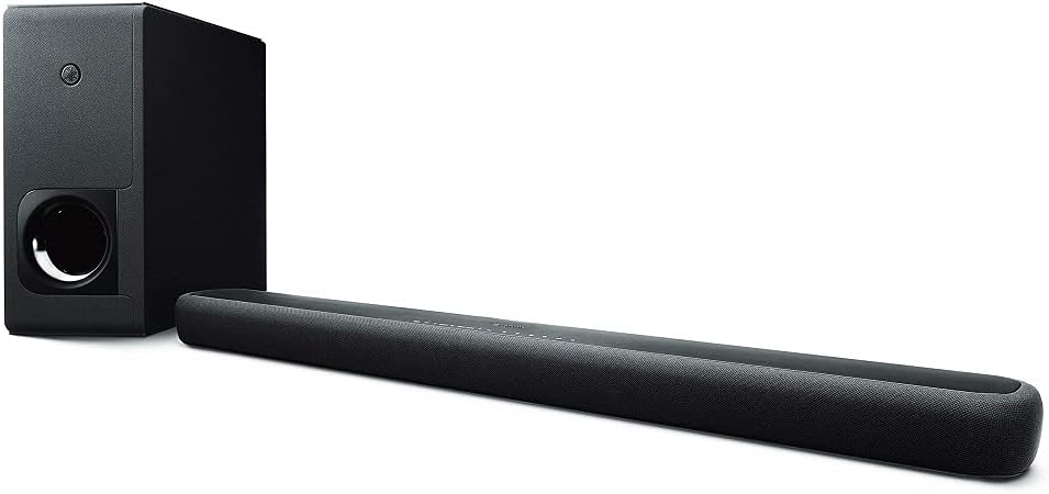 Black Sound Bar with Wireless Subwoofer O304089