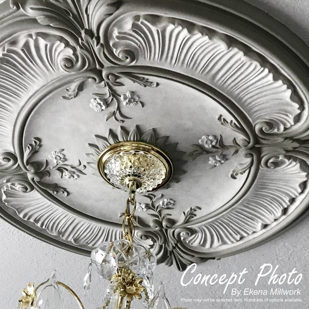 Bronze Blue Ceiling Medallion T850436