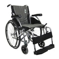 Lightweight Ergonomic Wheelchair with Silver Seat O679217