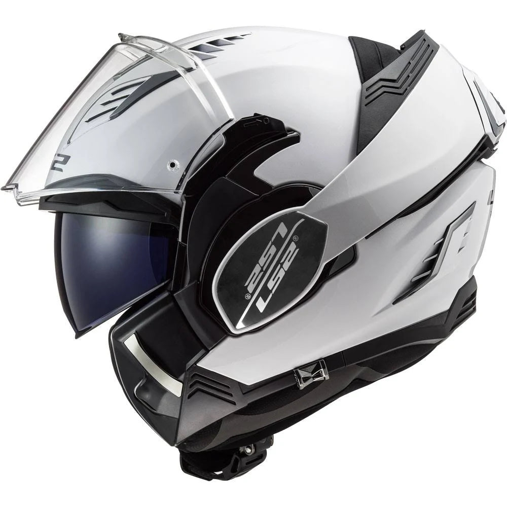 Solid White Motorcycle Helmet S4243