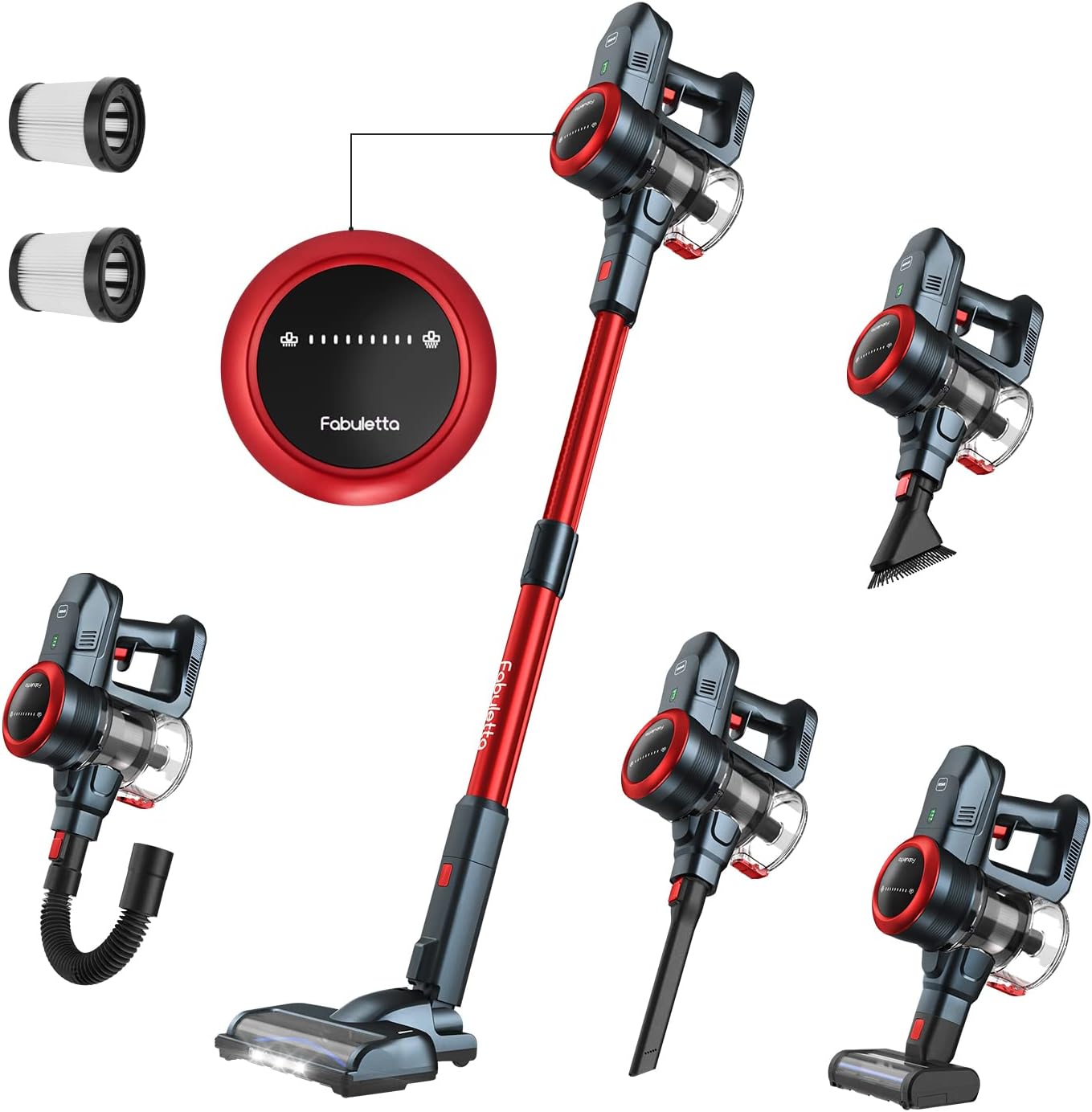 Blue 6 in 1 Cordless Stick Vacuum Cleaner M9538