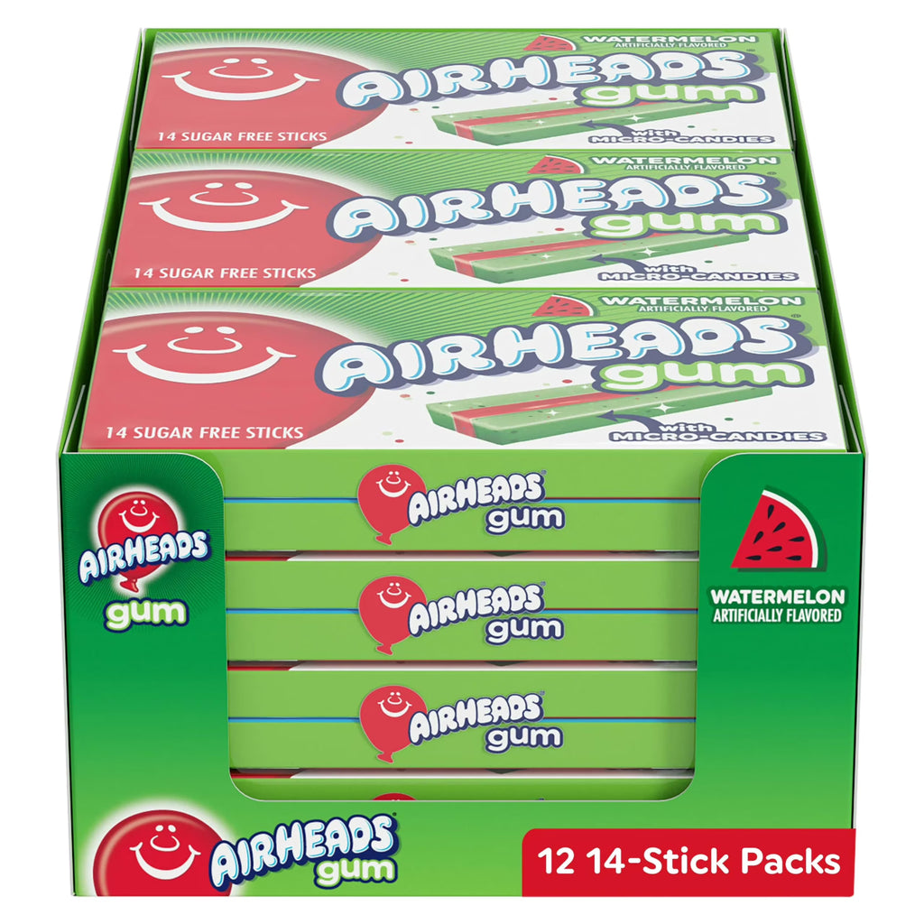 Watermelon Gum - 12 Count 14 Pcs Each O13623