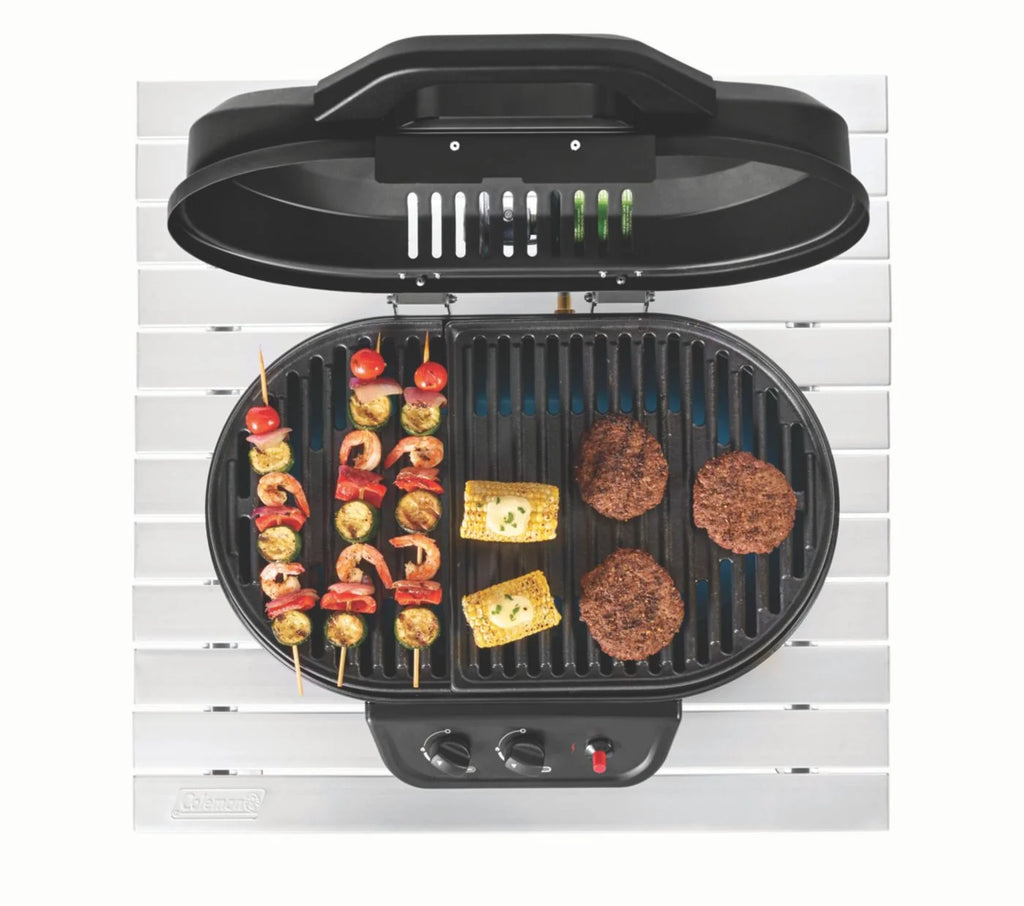 Black Tabletop 2 Burner Propane Gas Grill S89737
