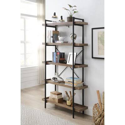 Gray Oak Bookshelf C5947