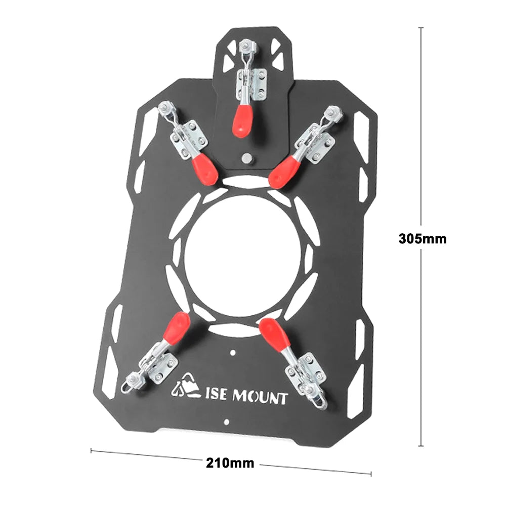 Tent Chimney Guard Anti Scald Plate, Clip on Stove Jack Camping Tent Protector (90mm Diameter) M973