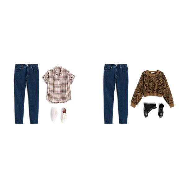 Crop Jean Size 2 Blue W54394