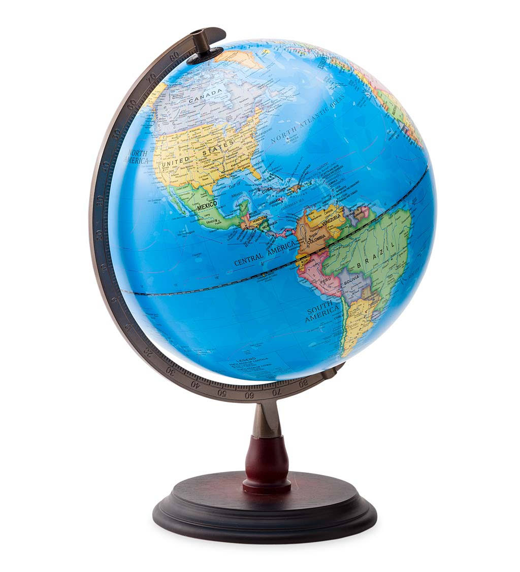 LED Light-Up 12 Political Globe K86678