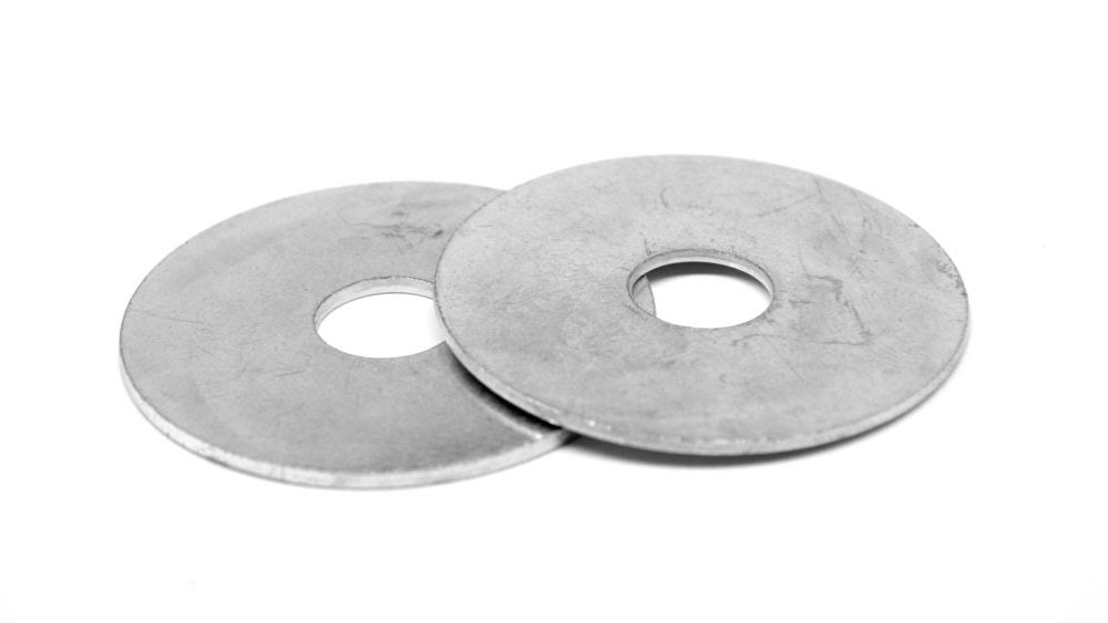 1/4x22 x 1 1/2x22 Low Carbon Steel Zinc Plated Fender Washer Pk 764 F1849