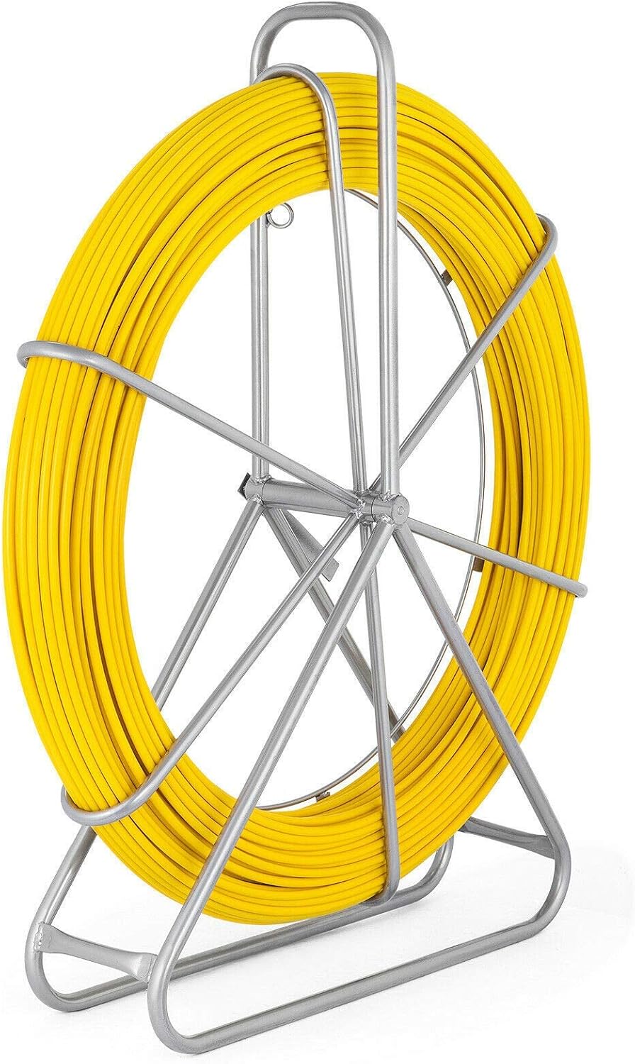 Fiberglass Fish Tape 6MM 656FT with Steel Reel Stand M111277