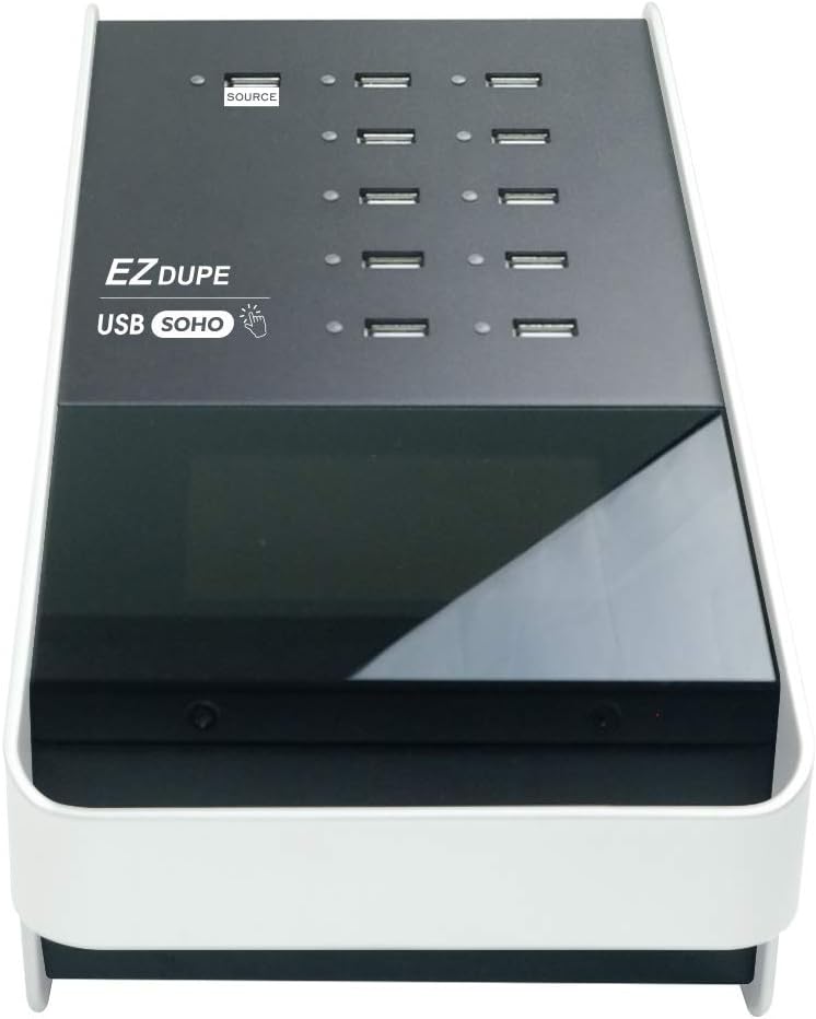 Touch USB Duplicator 1 to 10 USB Flash Drive Copier Eraser with Touch Screen K706