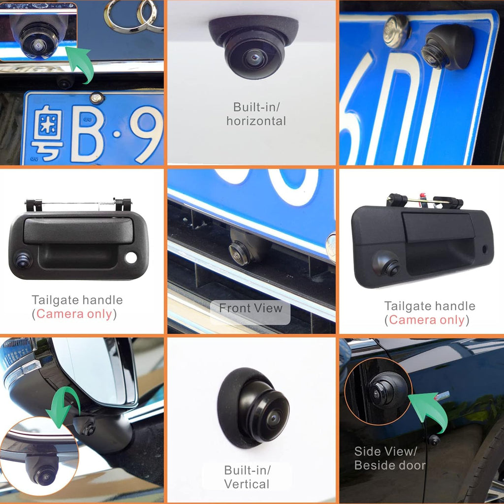 Reverse Backup Camera 1080P IP69K Waterproof Pack of 2 Q1928